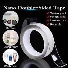 Nano Tape 3 Meter Double Side Tape |washable Reusable Ta